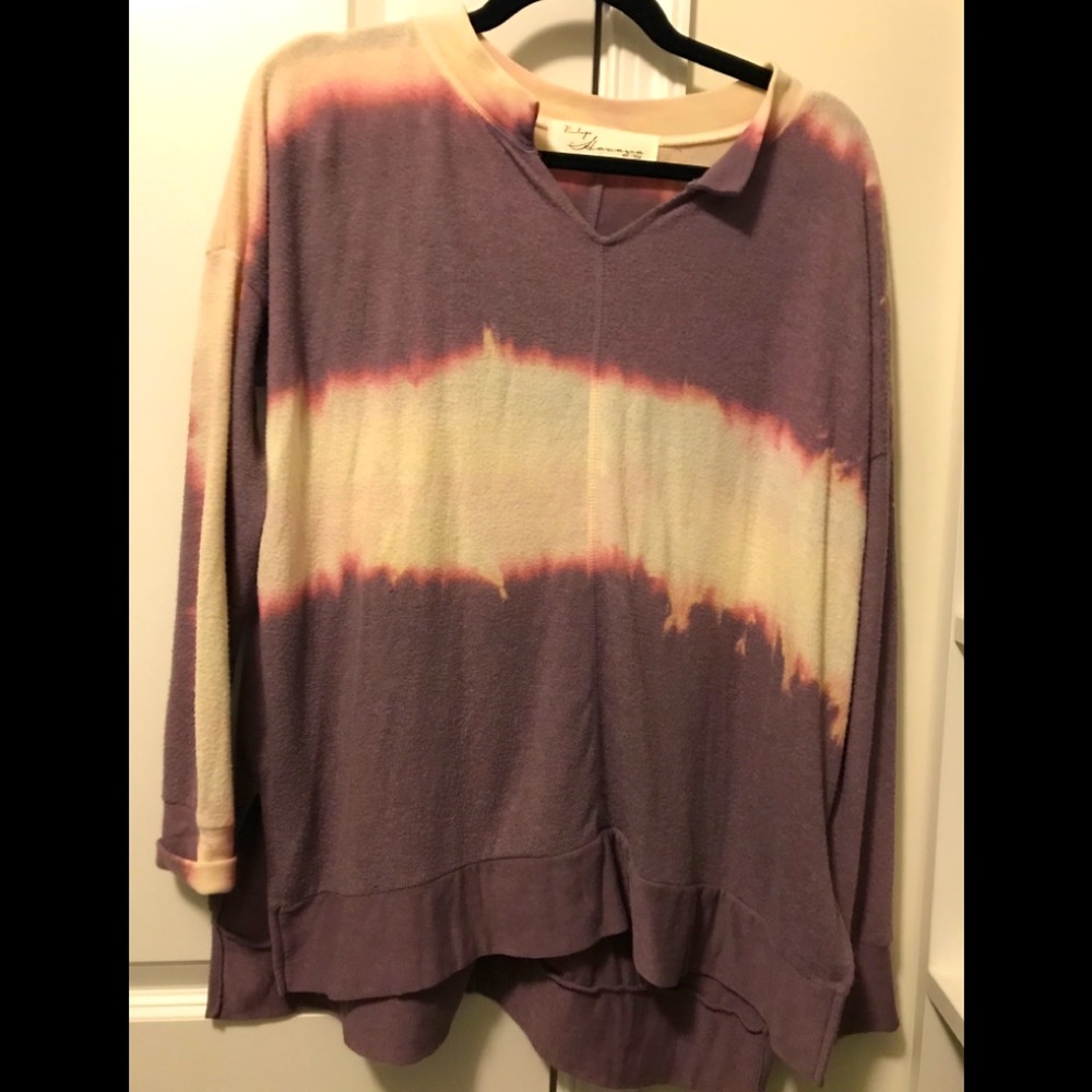Vintage Havana tie dye light sweater size small